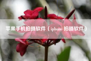 苹果手机拍摄软件（iphone 拍摄软件）